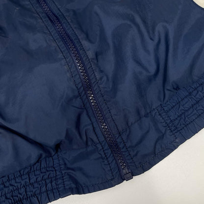 NIKE 90s White/Navy Nylon Jacket Size L