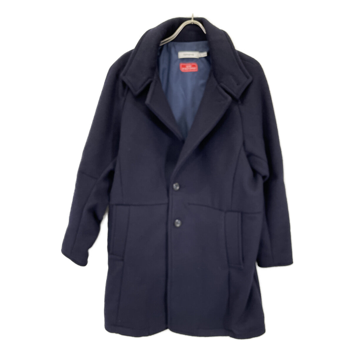 nonnative NN-JU3203 Stranger Navy Wool 3-Button Coat Size 1