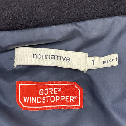 nonnative NN-JU3203 Stranger Navy Wool 3-Button Coat Size 1