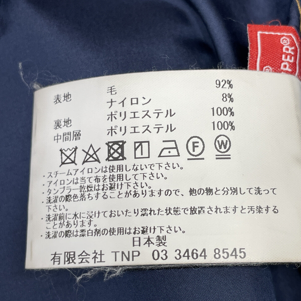 nonnative NN-JU3203 Stranger Navy Wool 3-Button Coat Size 1