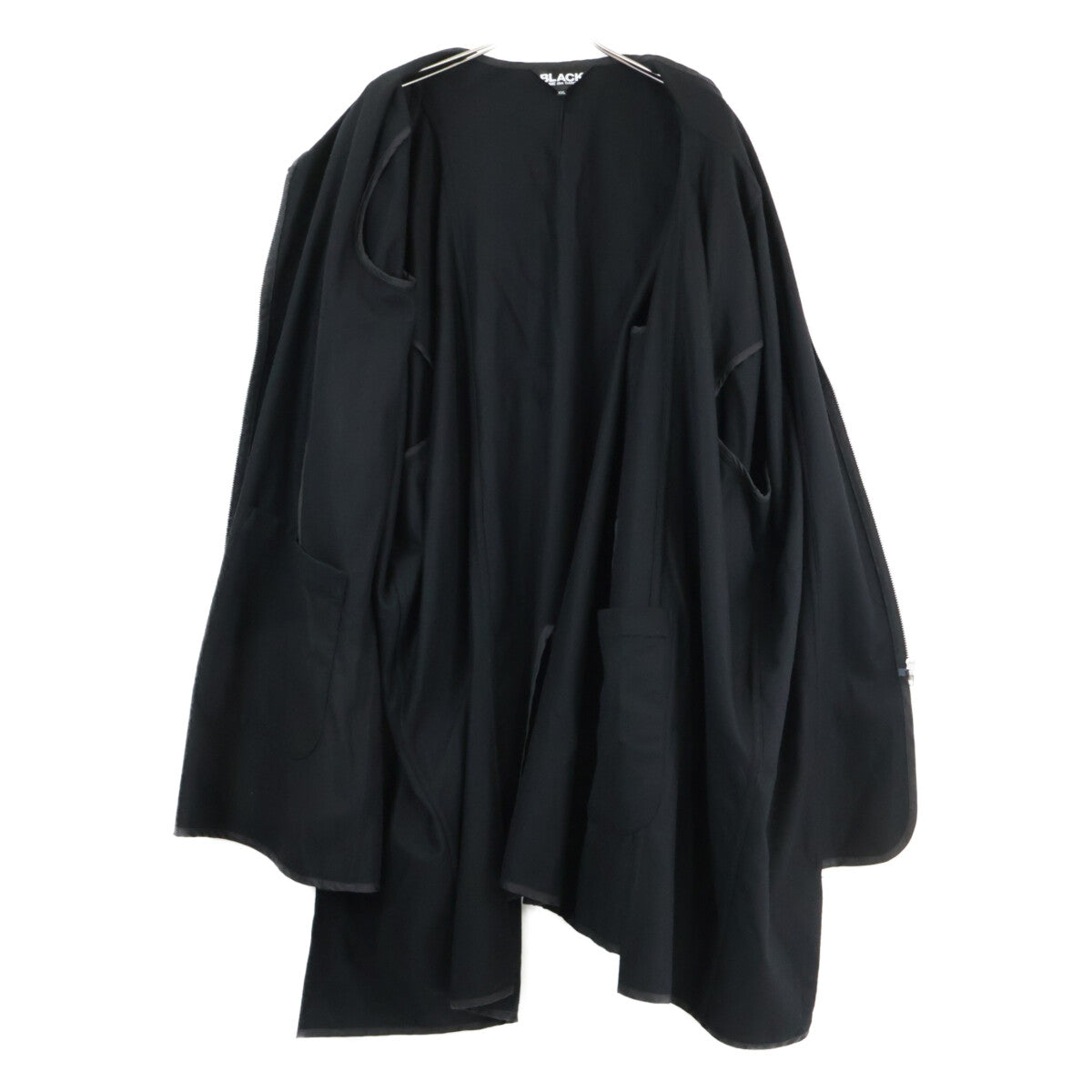 BLACKCOMMEdesGARCONS 25AW Wool Flannel Coat Black Size XXL