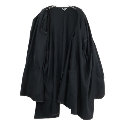 BLACKCOMMEdesGARCONS 25AW Wool Flannel Coat Black Size XXL
