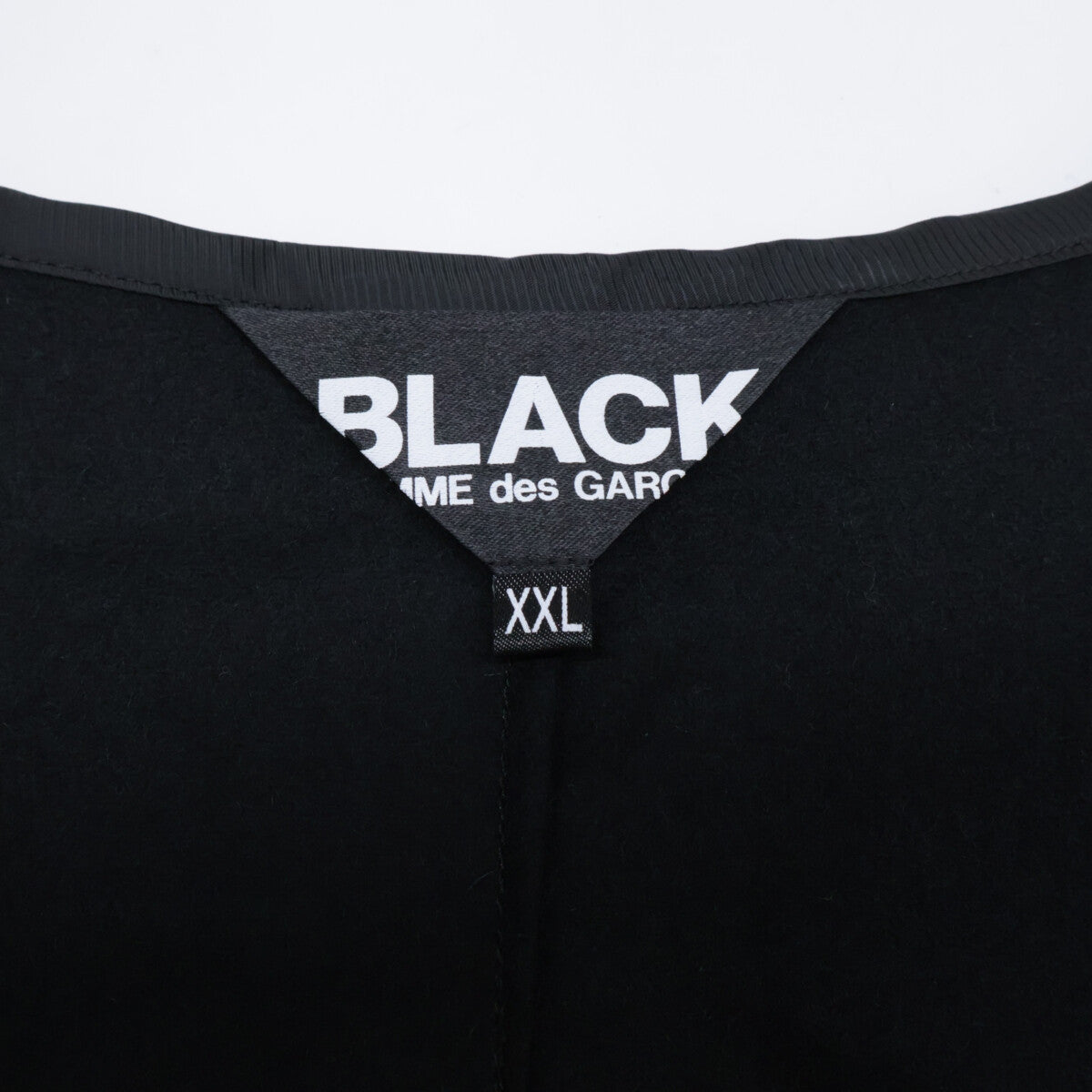 BLACKCOMMEdesGARCONS 25AW Wool Flannel Coat Black Size XXL