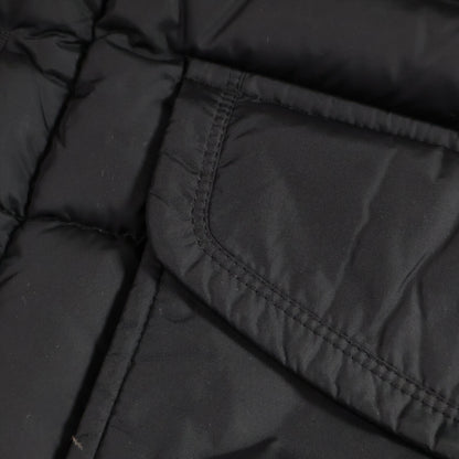 MONCLER CLUNY Fur Hooded Down Jacket Black Polyamide Size 2