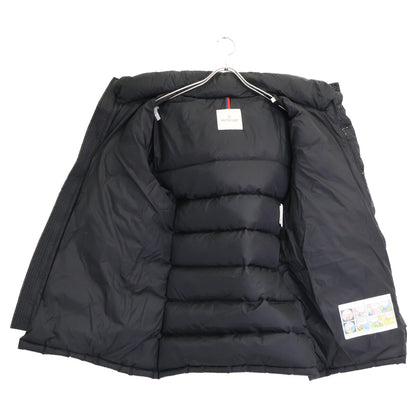 MONCLER CLUNY Fur Hooded Down Jacket Black Polyamide Size 2