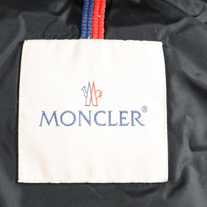 MONCLER CLUNY Fur Hooded Down Jacket Black Polyamide Size 2