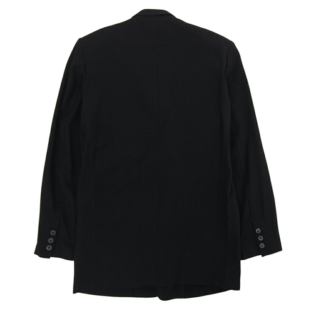 Y's 2-Button Black Cotton Jacket Size M