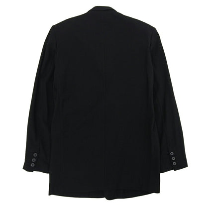 Y's 2-Button Black Cotton Jacket Size M