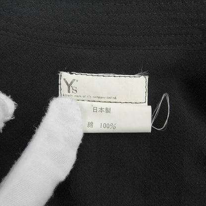 Y's 2-Button Black Cotton Jacket Size M