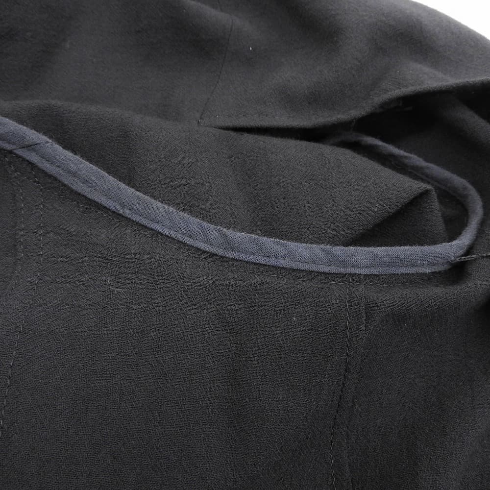 Y's 2-Button Black Cotton Jacket Size M
