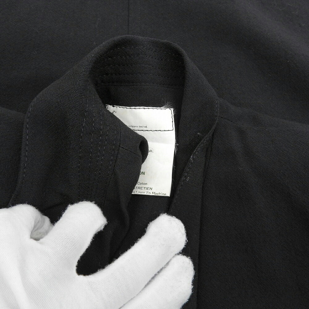 Y's 2-Button Black Cotton Jacket Size M