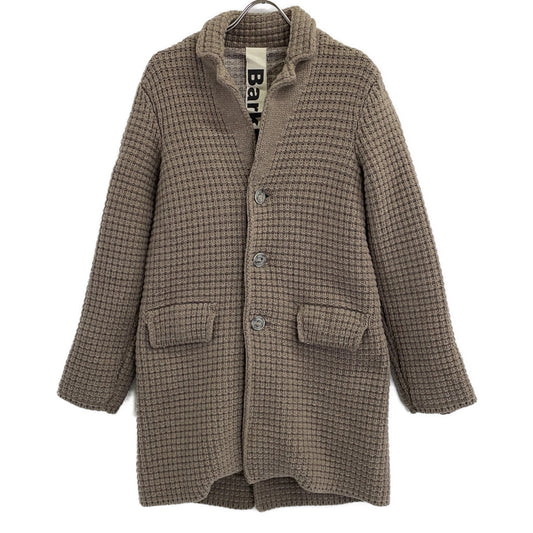 Bark Knit Gray Chesterfield Coat Size S