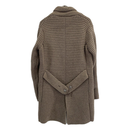 Bark Knit Gray Chesterfield Coat Size S