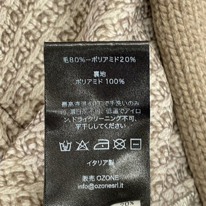 Bark Knit Gray Chesterfield Coat Size S