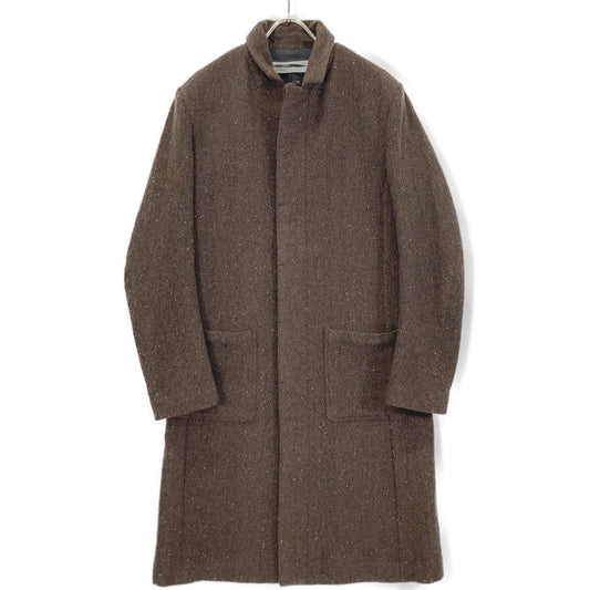 AW individual sentiments 20AW Brown Tweed Long Coat Size 0