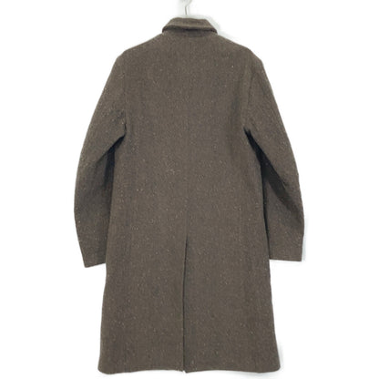 AW individual sentiments 20AW Brown Tweed Long Coat Size 0