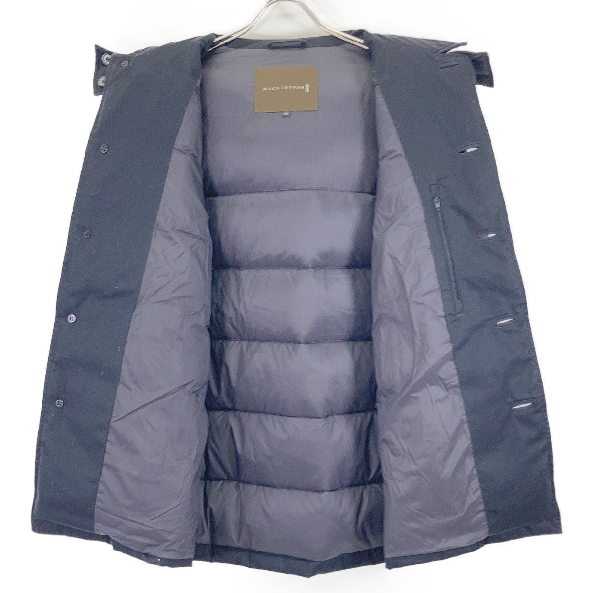 MACKINTOSH Navy Wool GTS-AUCHAVAN Down Jacket Size 36