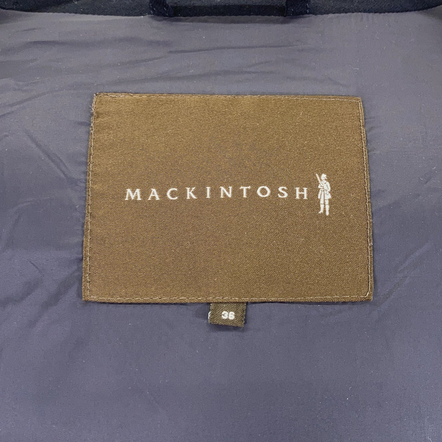 MACKINTOSH Navy Wool GTS-AUCHAVAN Down Jacket Size 36