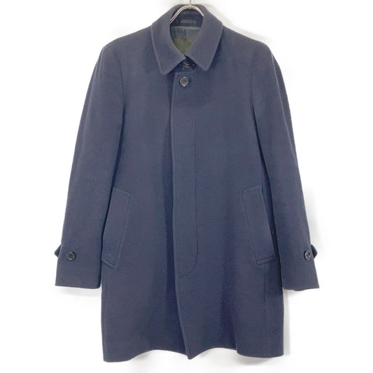 MACKINTOSH Navy Wool Bal Collar Coat Size 36