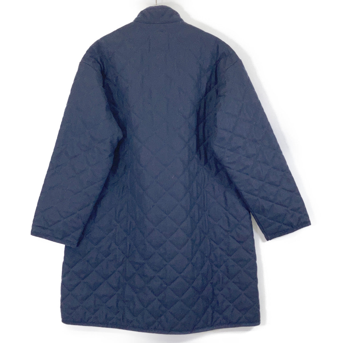 LAVENHAM Navy Wool Mickfield Coat Size S