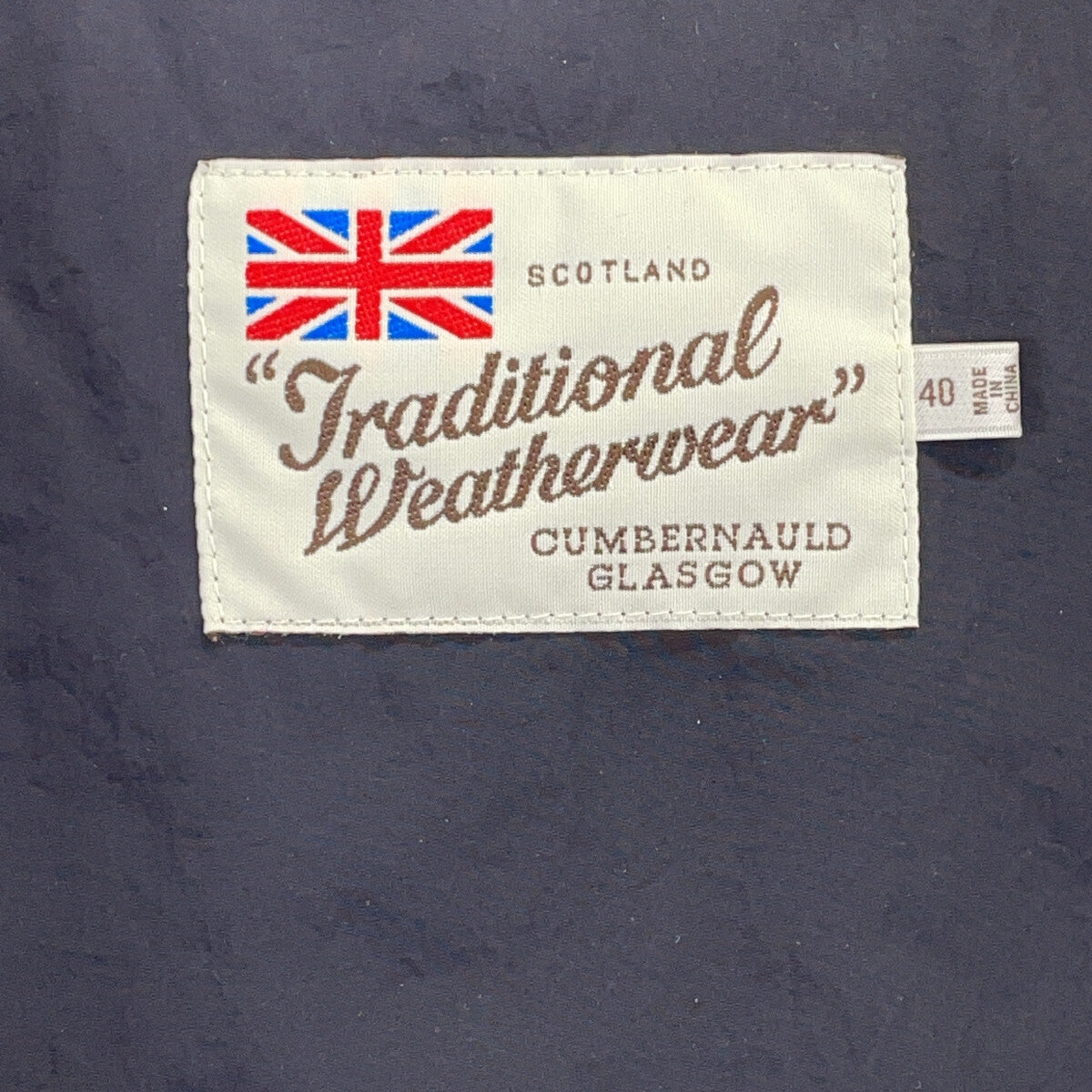 TRADITIONAL WEATHERWEAR 2023 Navy Nylon Jacket Size 40