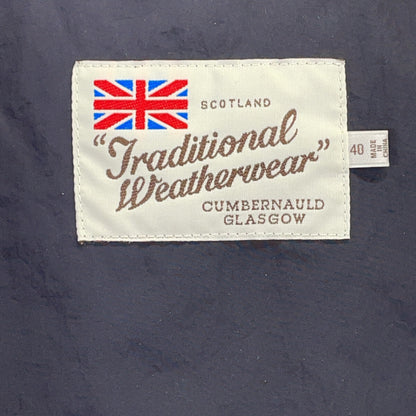 TRADITIONAL WEATHERWEAR 2023 Navy Nylon Jacket Size 40