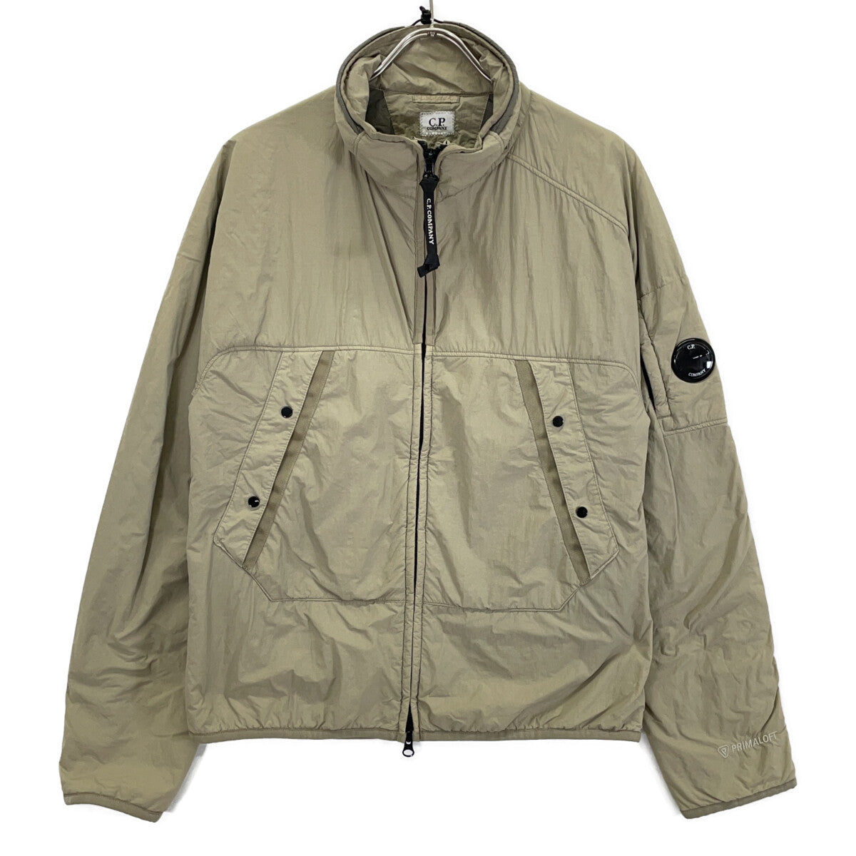 C.P.COMPANY Beige Primaloft Nylon Jacket Size 44
