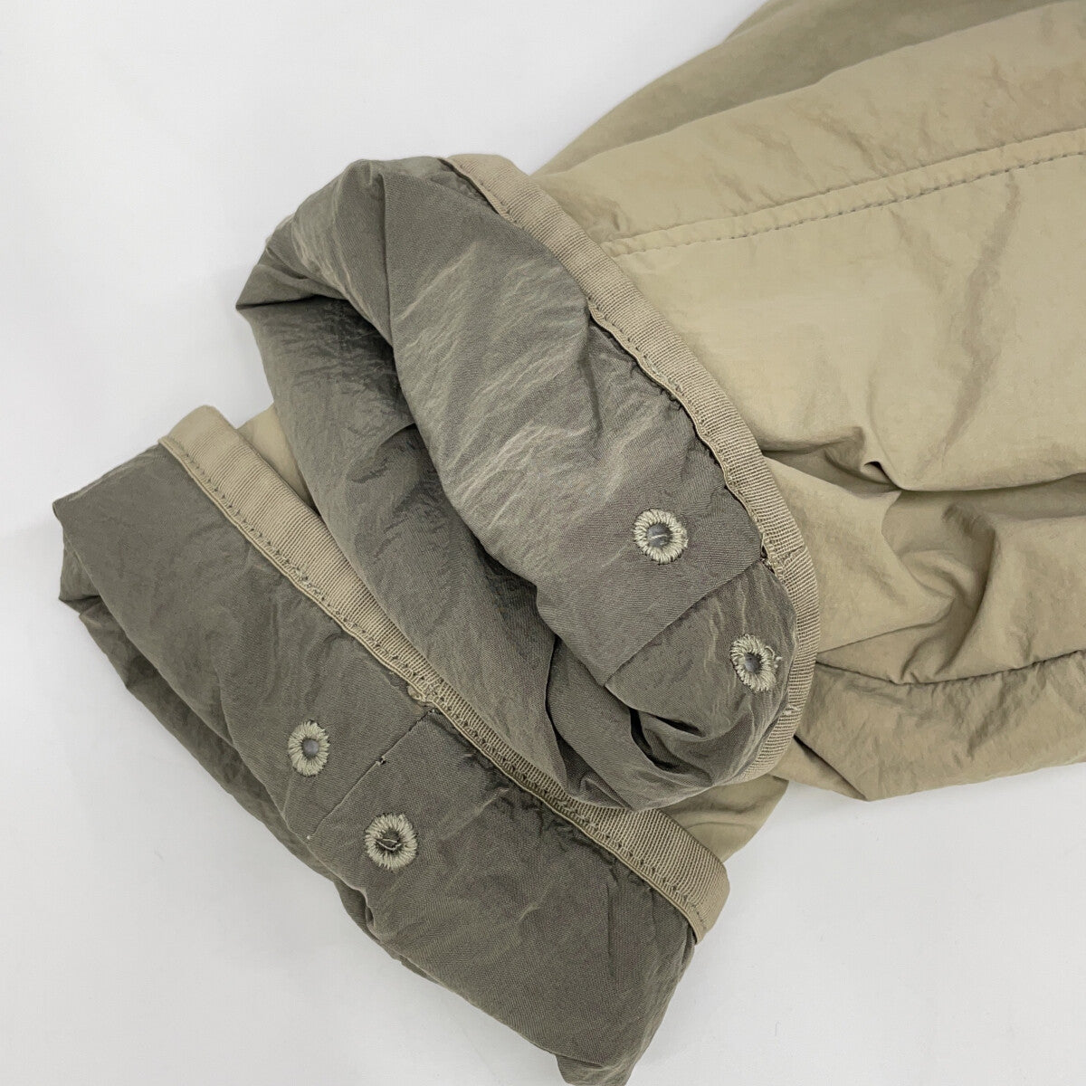 C.P.COMPANY Beige Primaloft Nylon Jacket Size 44
