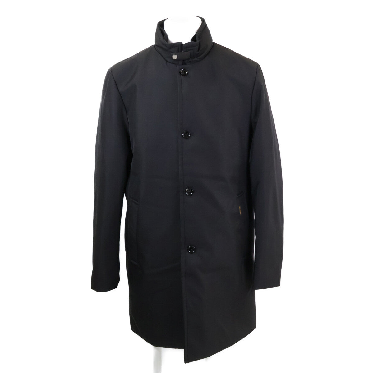 MOORER BOND-WI Stand Collar Poly Down Coat Black Size 54