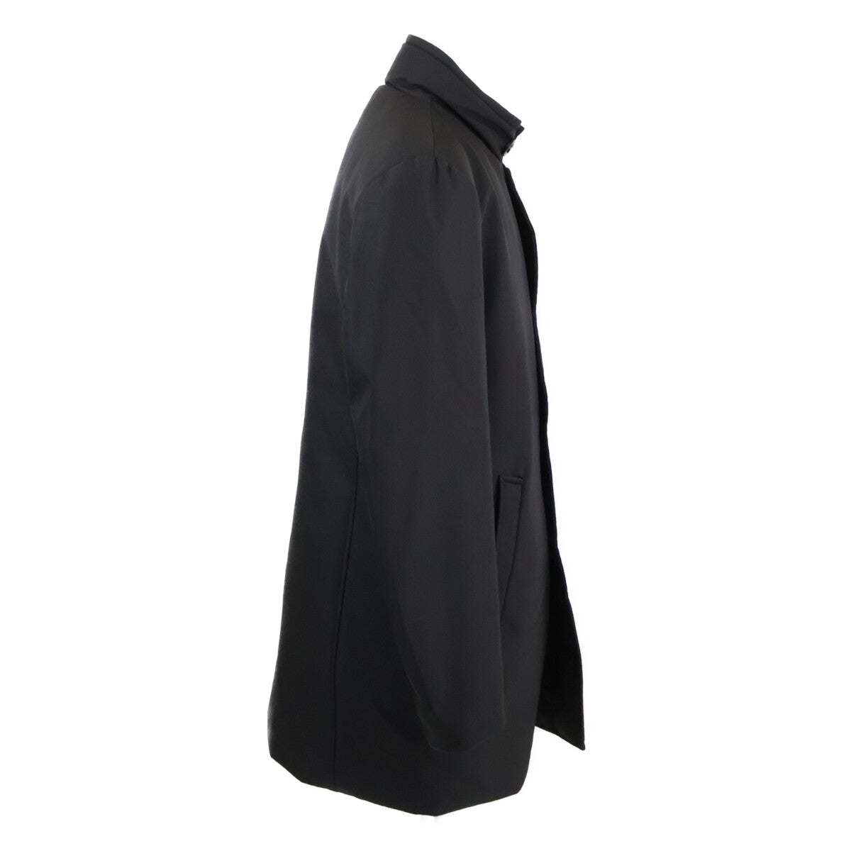 MOORER BOND-WI Stand Collar Poly Down Coat Black Size 54