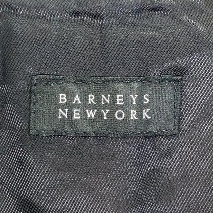 BARNEYSNEWYORK Black Lambskin Single Rider Jacket Size 48