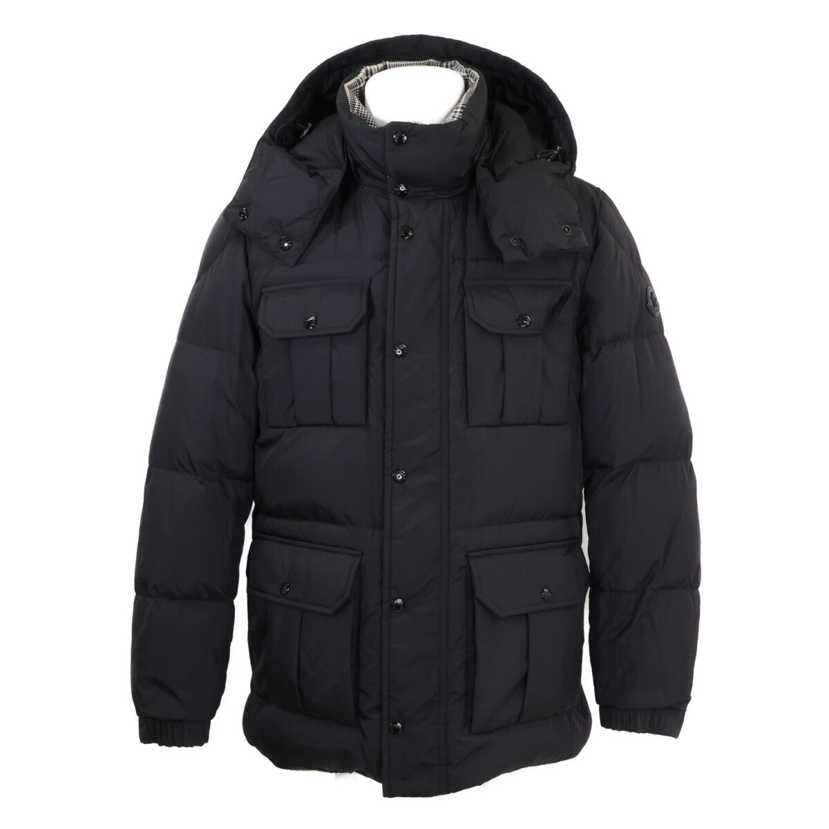 MONCLER RONDEAU Hooded Reversible Down Jacket Black Size 1