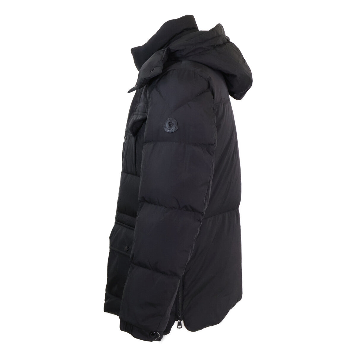 MONCLER RONDEAU Hooded Reversible Down Jacket Black Size 1