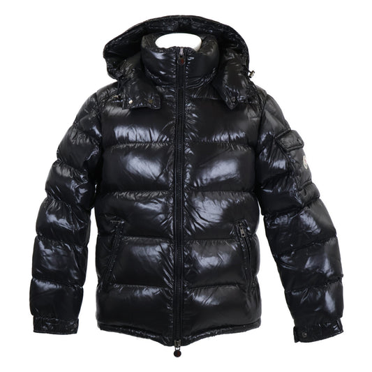 MONCLER MAYA Down Jacket Detachable Hood Black Size 1