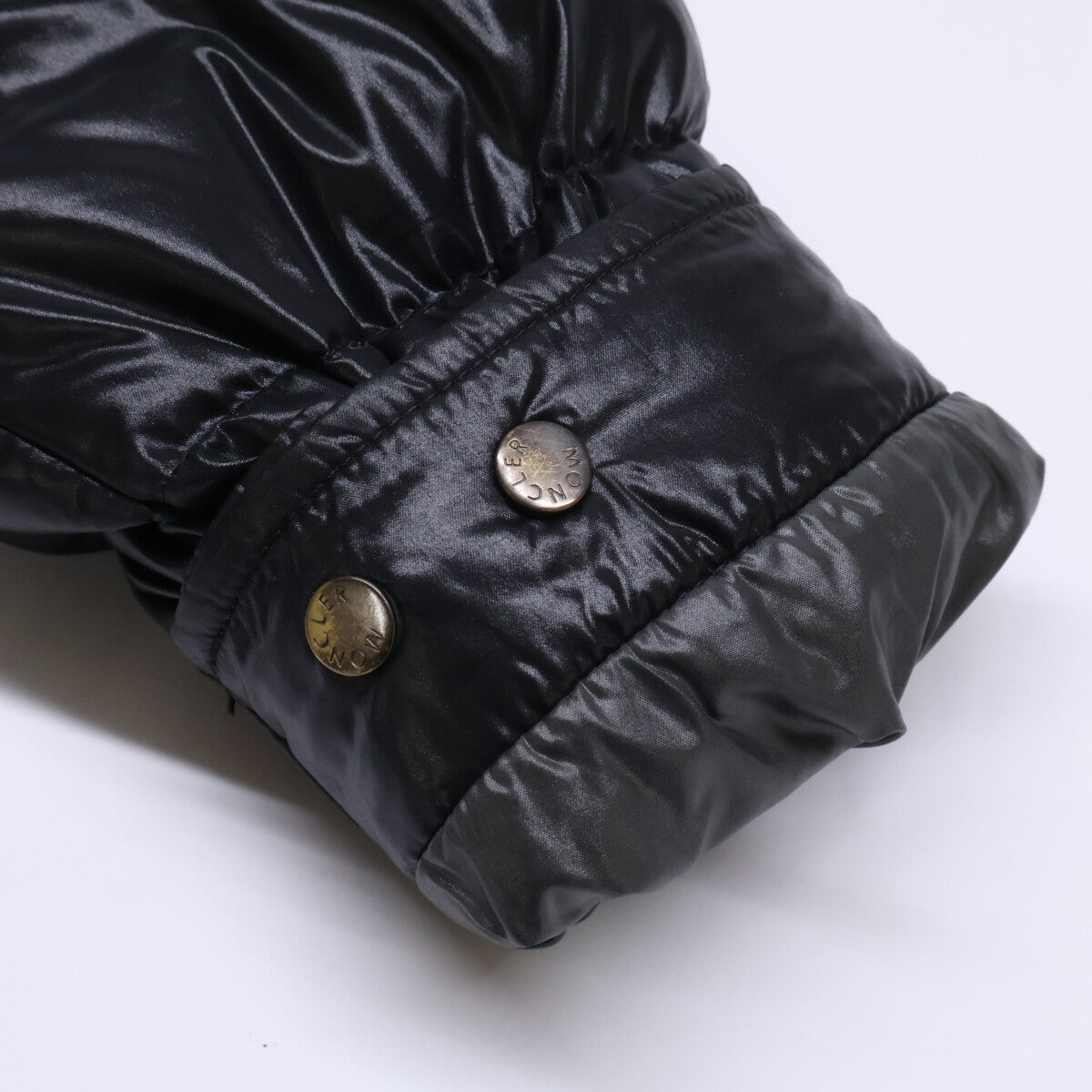 MONCLER MAYA Down Jacket Detachable Hood Black Size 1