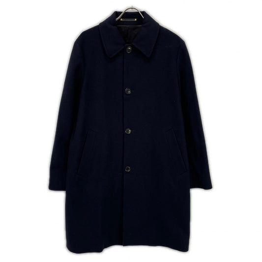 PaulSmith Navy Cashmere Blend Single Coat Size L