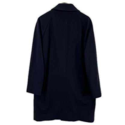 PaulSmith Navy Cashmere Blend Single Coat Size L