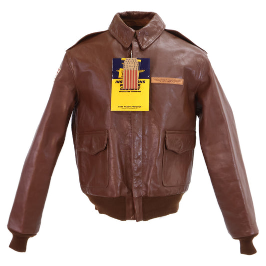 TOYS McCOY PRODUCT Ltd A-2 Mickey Leather Jacket Size 42