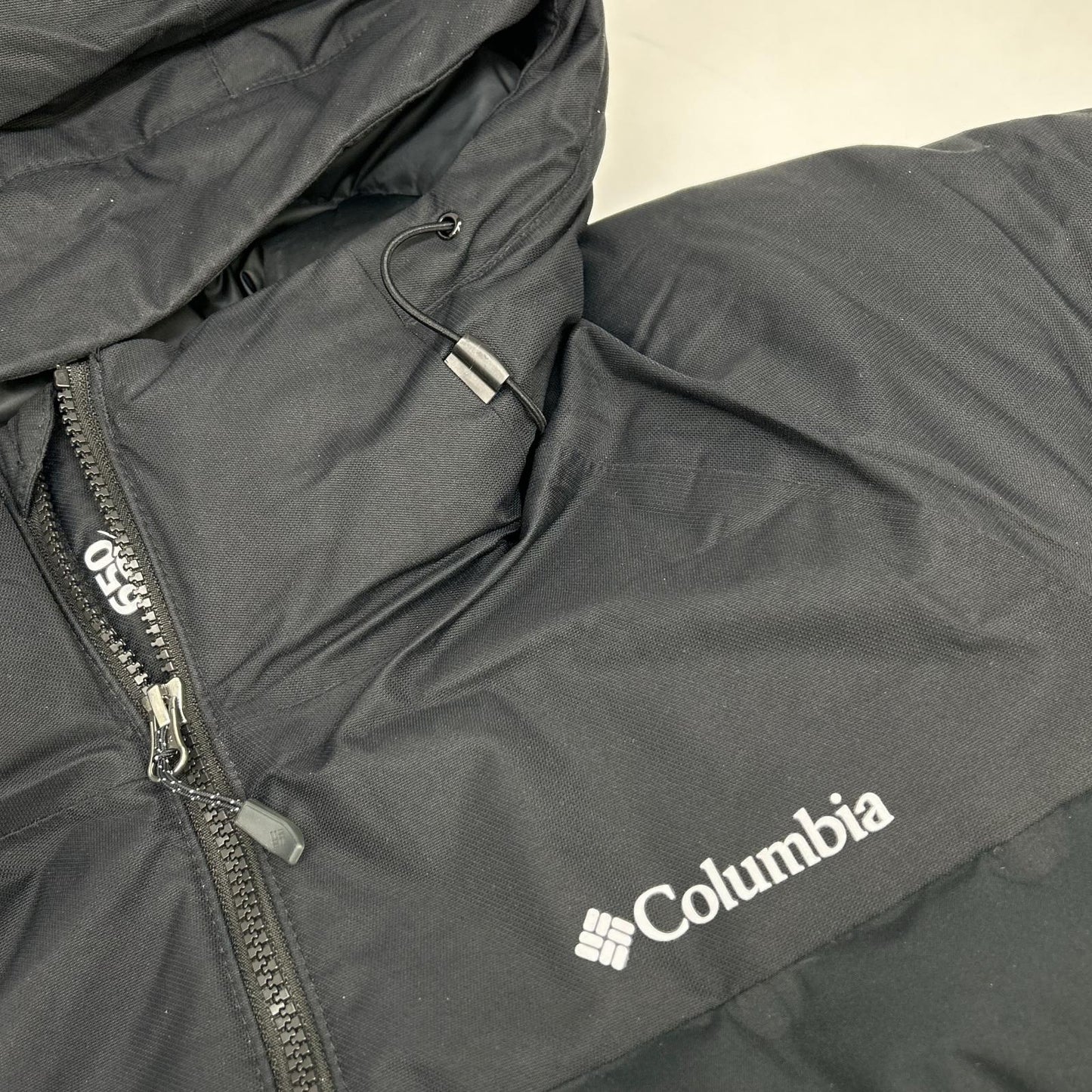 Columbia Grand Trek III Down Hooded Jacket Black Size XL