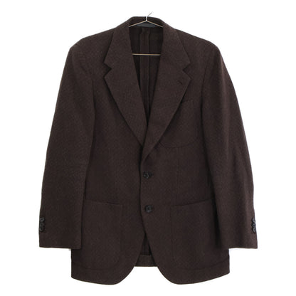 CARUSO Beams Aida Wool Cotton Melange Jacket Brown Size 46R