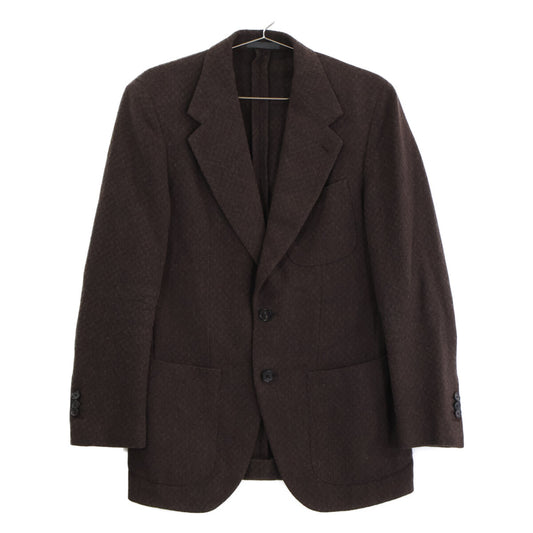 CARUSO Beams Aida Wool Cotton Melange Jacket Brown Size 46R