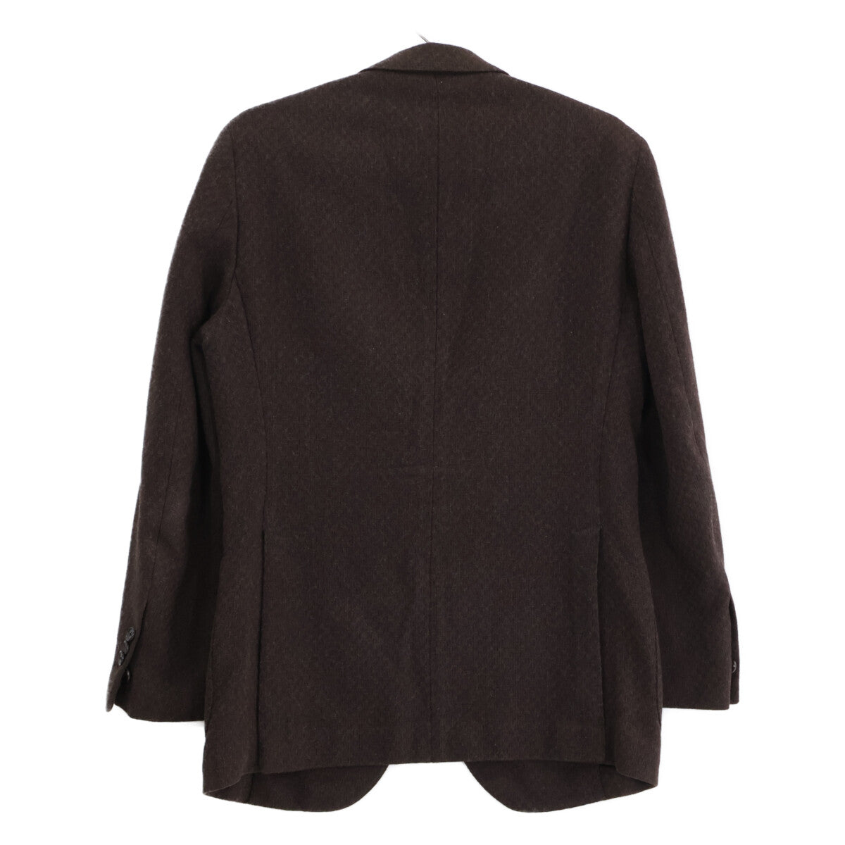 CARUSO Beams Aida Wool Cotton Melange Jacket Brown Size 46R