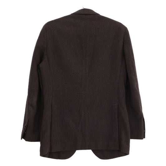 CARUSO Beams Aida Wool Cotton Melange Jacket Brown Size 46R