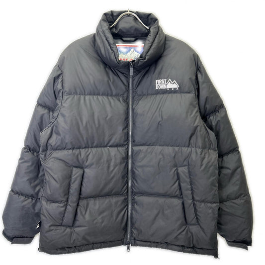 FIRST DOWN Black Polyester Down Jacket Size M