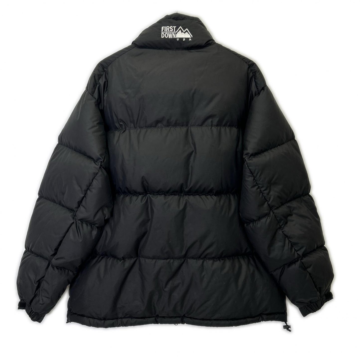 FIRST DOWN Black Polyester Down Jacket Size M