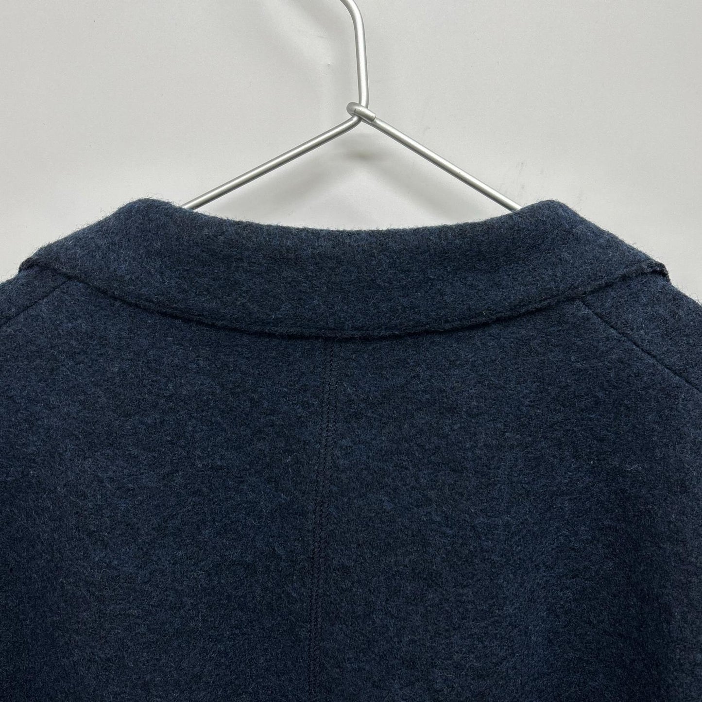 EPOCA UOMO Light Wool Knit Jacket Navy Size 46