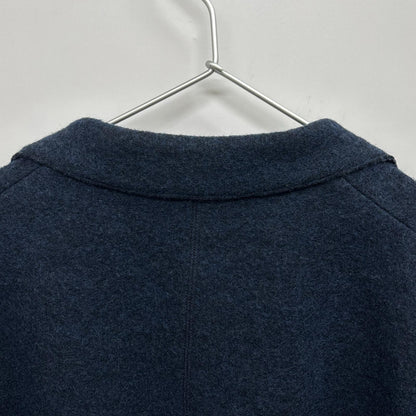 EPOCA UOMO Light Wool Knit Jacket Navy Size 46