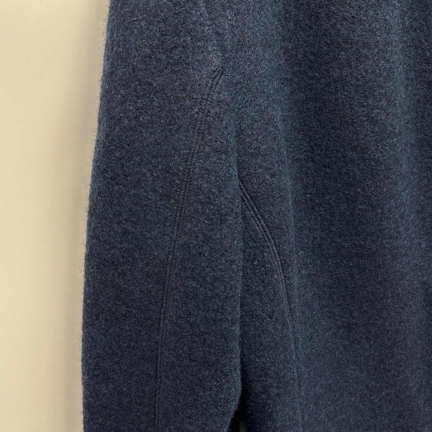 EPOCA UOMO Light Wool Knit Jacket Navy Size 46