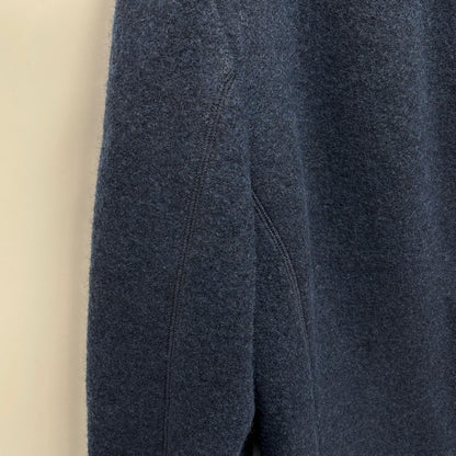 EPOCA UOMO Light Wool Knit Jacket Navy Size 46