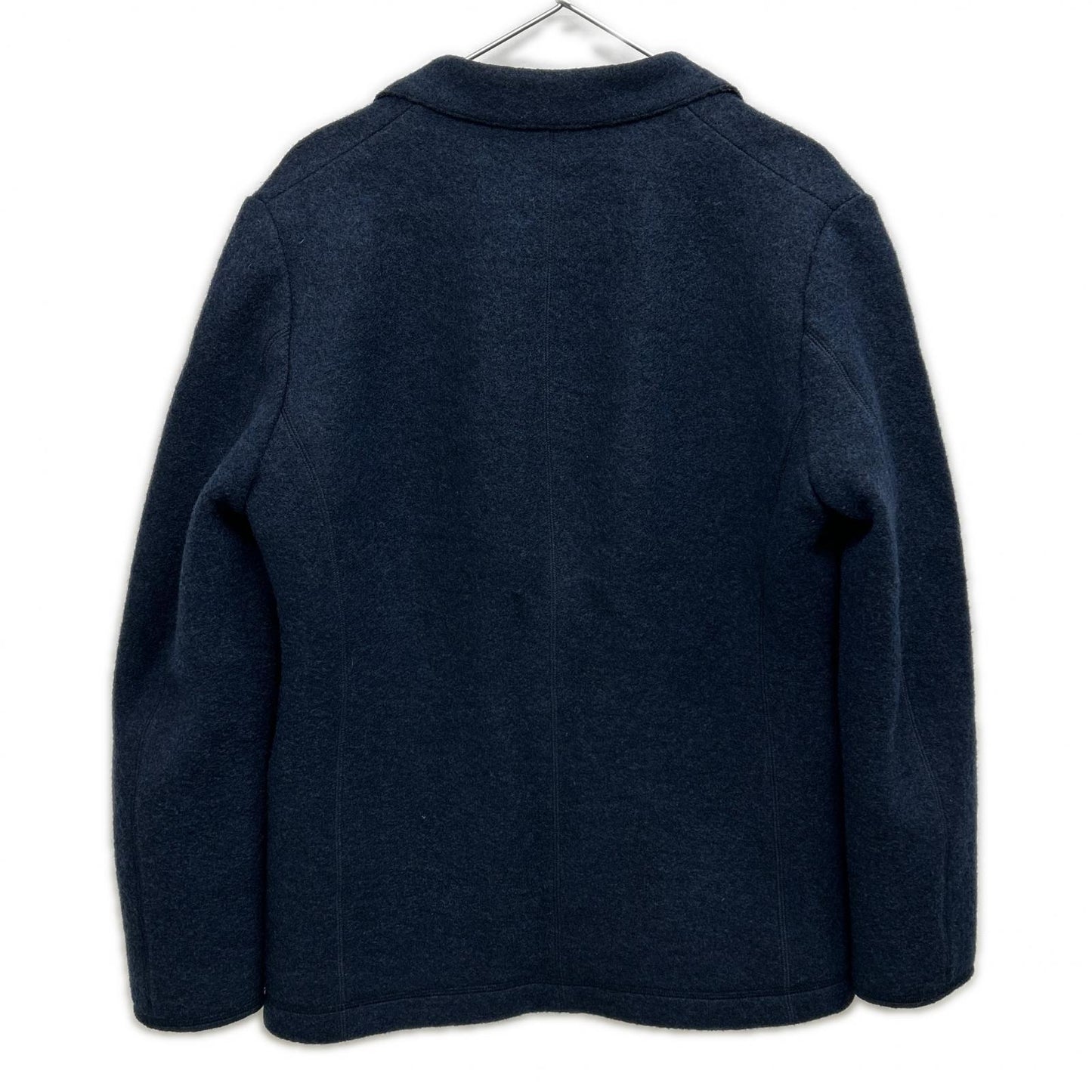 EPOCA UOMO Light Wool Knit Jacket Navy Size 46